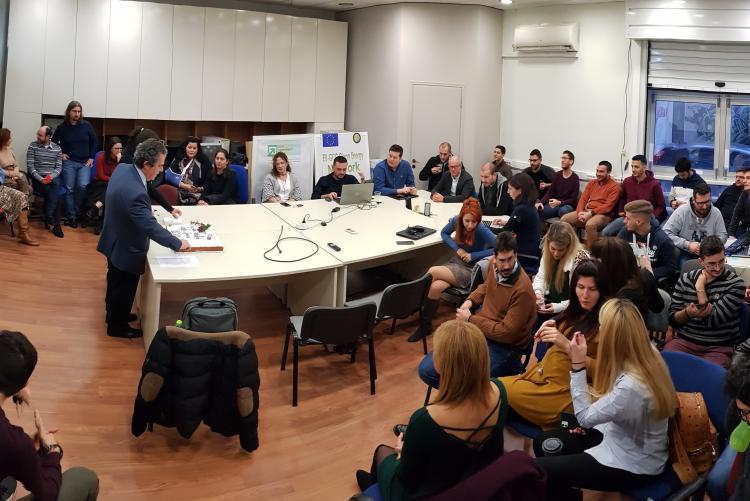 Cutting the 2020 Vasilopita